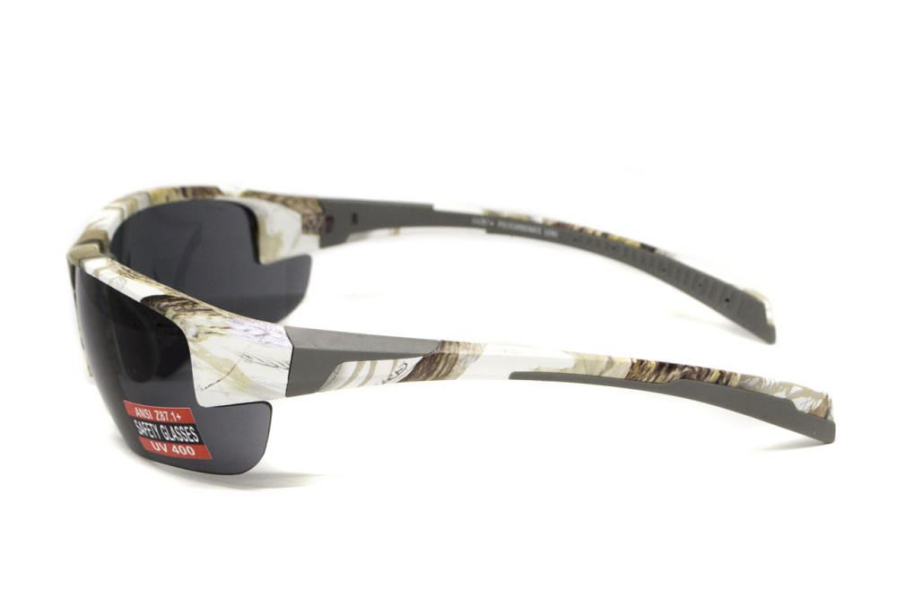 Окуляри захисні Global Vision Hercules-7 White Camo (gray), сірі в камуфльованій оправі Запоріжжя - фото 5