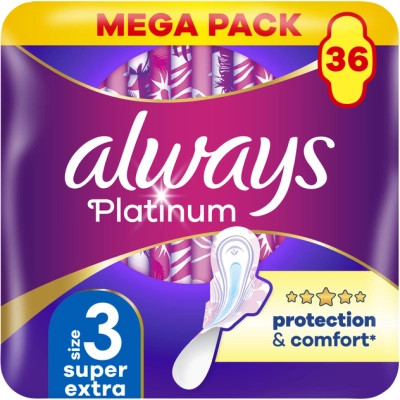 Гигиенические прокладки Always Platinum Super Extra Размер 3 36 шт. (8700216784559) Винница - изображение 1