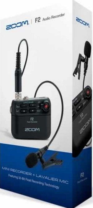 Аудіо рекордер Zoom F2/ 32bit + мікрофон петличка + батарейки.  Новий. Харків - фото 2