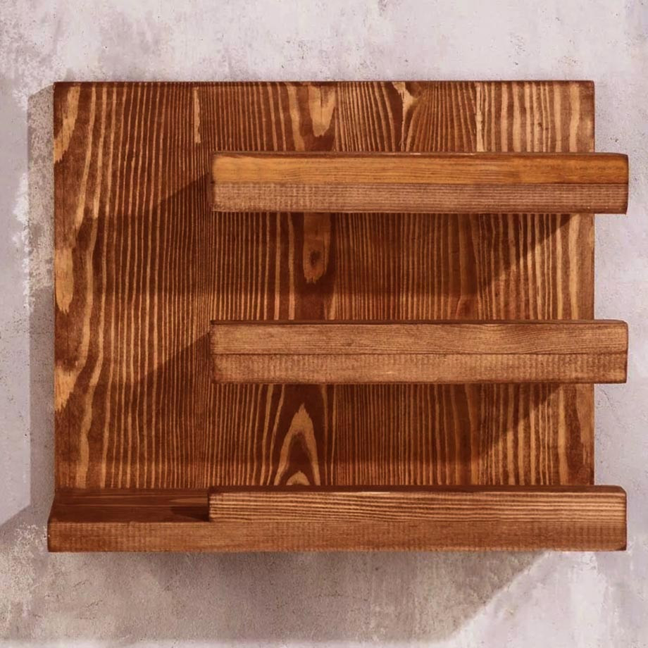 Настенная винная полка 