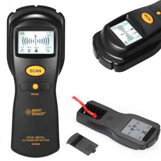 Шукач прихованої проводки та металу AR 906, детектор, індикатор, EZ-313 шукач, сканер Київ
