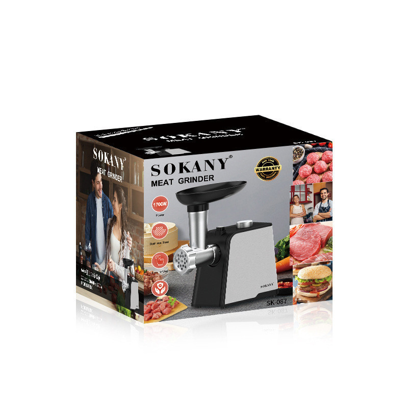 Электрическая мясорубка Sokany для домашнего фарша Киев - изображение 6