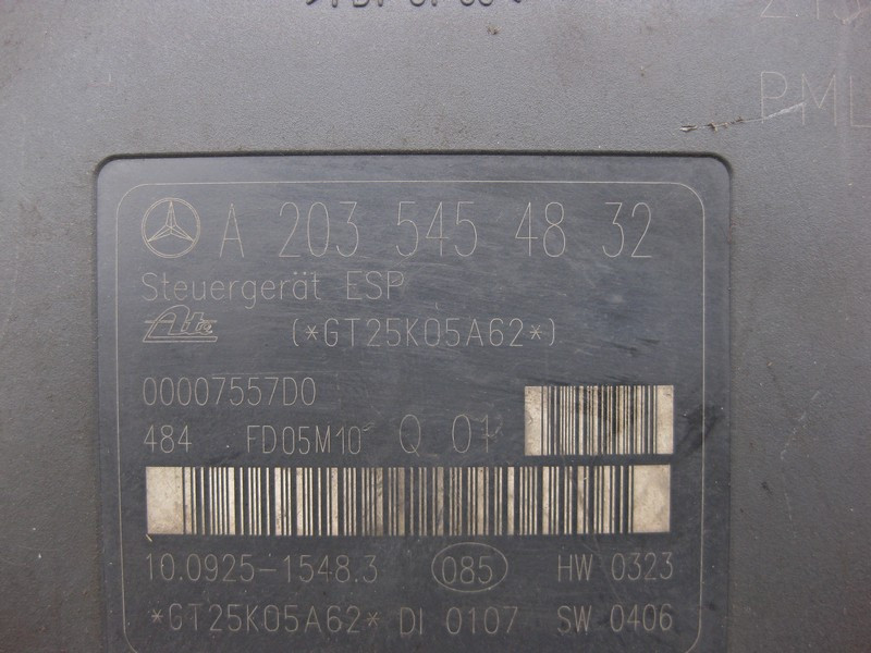Mercedes-Benz  A2035455332 Блок керування ABS - ESP електронна частина C280 / C350 4matic Одесса - изображение 5