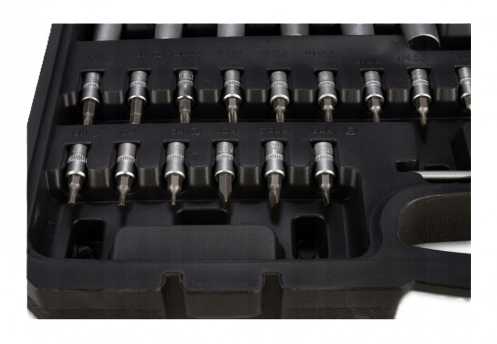 BX-011S Набор гаечных ключей и головок 172 предмета в кейсе, CrV сталь, 1/2