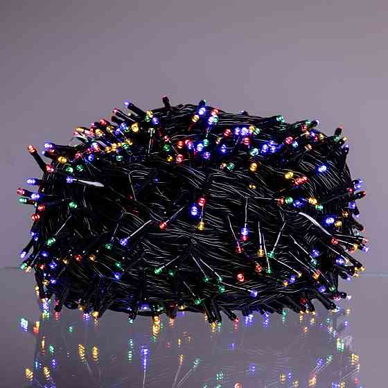 Вулична новорічна гирлянда 100 м, 1000 LED, мультиколор Київ