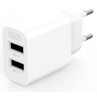 Зарядний пристрій XO L109 12W 2xUSB-A White (L109_White) Вінниця - фото 2