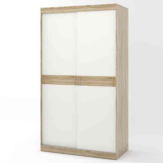 Шафа-купе Еверест Соната 1200 дводверна 120х60х217 дуб сонома+білий (DTM-2392) Дніпро