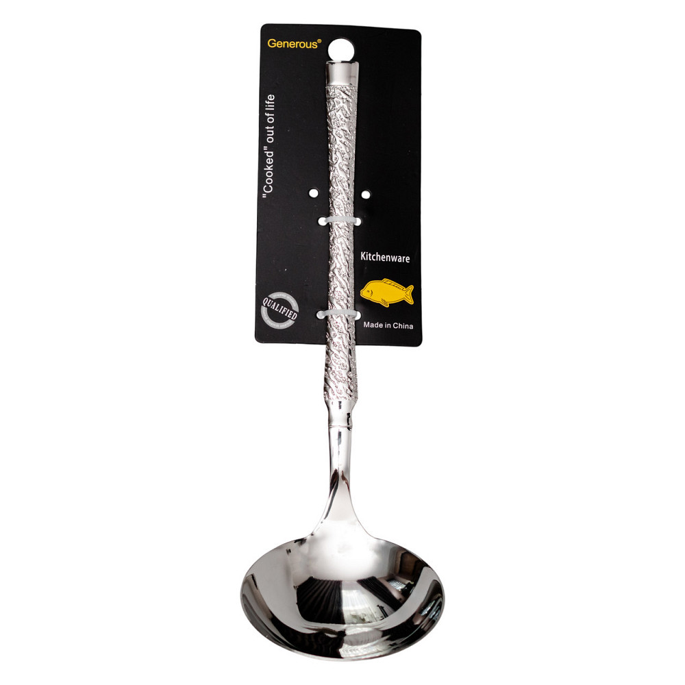 Половник сервировочный 24 (см) половник из нержавейки с ручкой для супа, бульона HP-8-49 Киев - изображение 5