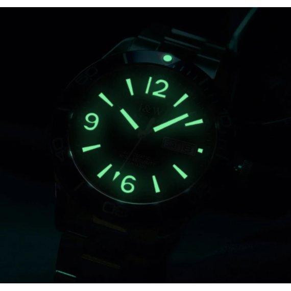 Годинник чоловічий механічний наручний Carnival BlueMarine 10 Bar (Сріблястий) Вінниця - фото 7