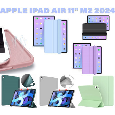 Чохол до планшета BeCover Tri Fold Soft TPU Silicone Apple iPad Air 11" M2 2024 Purple (711411) Вінниця - фото 6