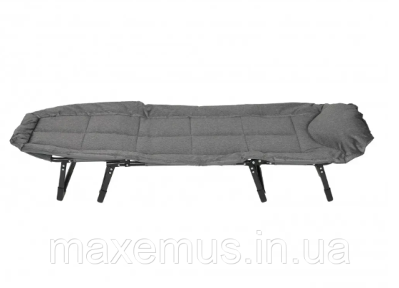 Раскладное кресло шезлонг кровать Bonro 200 см Садовый лежак пляжный шезлонг темно серый Мостиска