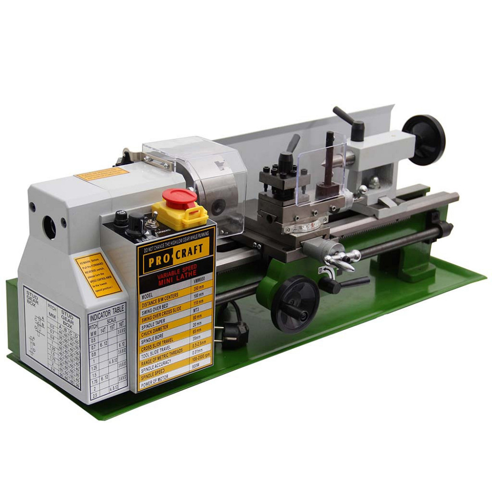 Токарний верстат Procraft VMM800 – 550 Вт, 100–2500 об/хв, для точного металевого токаріння Львів - фото 3
