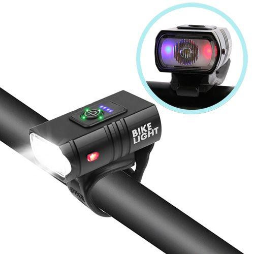 Велосипедний ліхтар на кермо BK-01Pro-T6 + індикація заряду + microUSB (4 режими) Бровари - фото 1