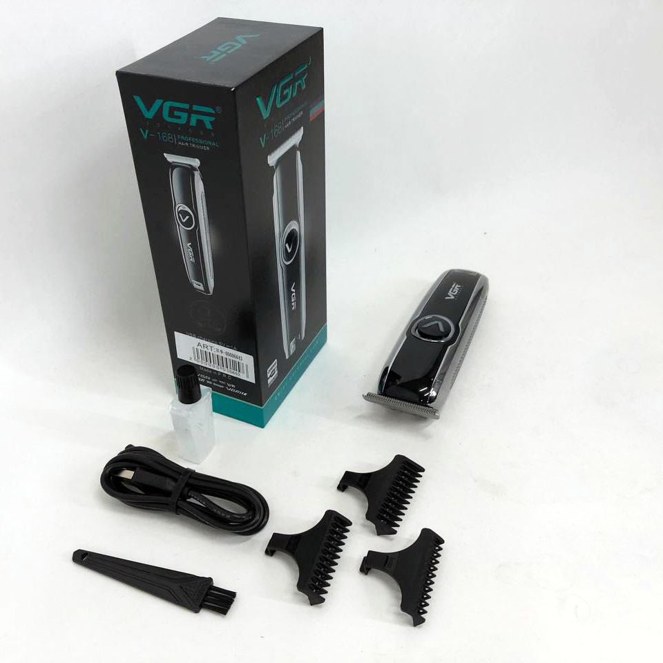 Професійна машинка для стрижки волосся, Тример з регульованою довжиною, Електронна машинка для стрижки PD-34 Львів - фото 9