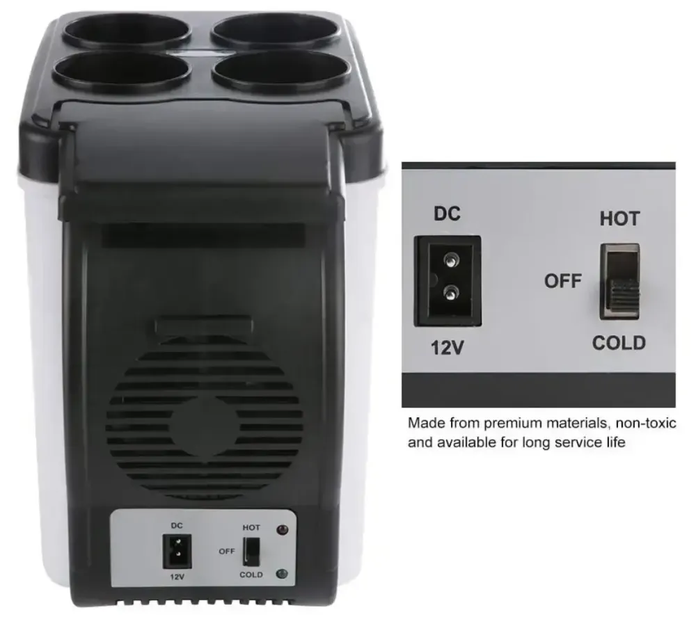 Автомобильный мини-холодильник Cooling and Warming Refrigerator 6L, Холодильник для машины Коломыя - изображение 3