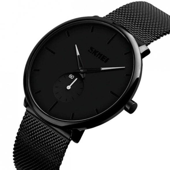 Чоловічий наручний годинник Skmei 9185 Design Black Вінниця - фото 4