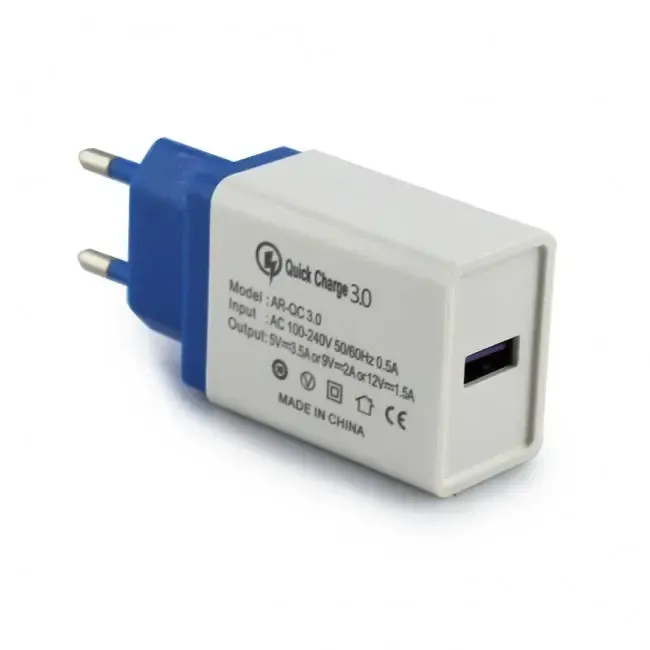 Адаптер з підтримкою QC3.0 Fast Charge USB AR 60 Одеса - фото 3