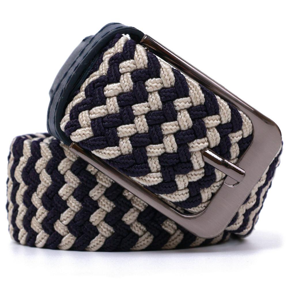 Текстильный ремень Vintage 20812 Синий Киев - изображение 7