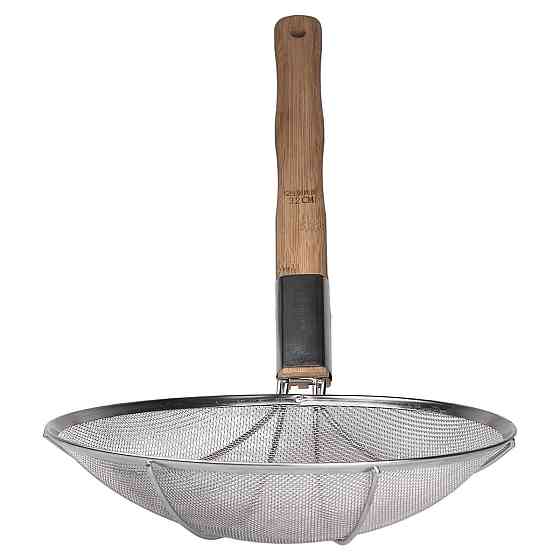 Шумівка "павук" з дерев'яною ручкою Ø 32 см для фритюру та вока HP-19-19-32CM Коломыя