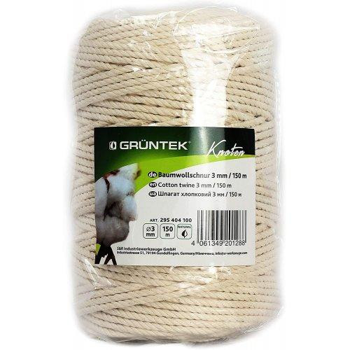 Шпагат коттоновий Gruntek Cotton twine 3 мм150 м Одеса - фото 7