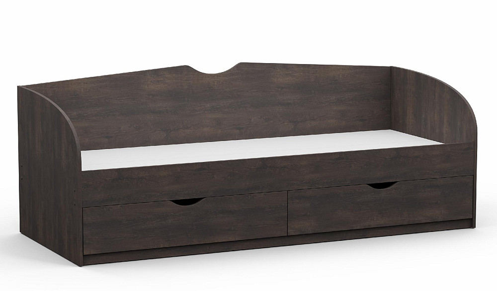 Ліжко односпальне L-10, Дуб Конкордія, 2030х934х766 Львів - фото 1