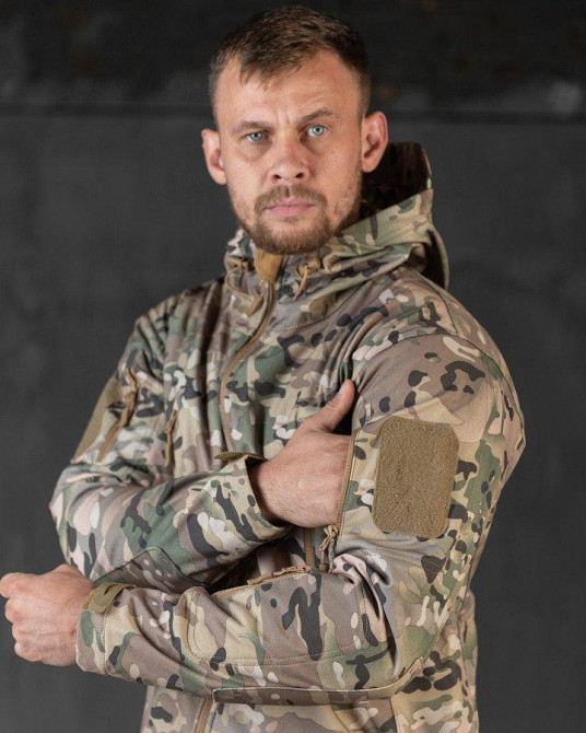 Весняна тактична куртка Soft Shell Silver Knight Windstoper мультикам ОР1234 Одеса - фото 7