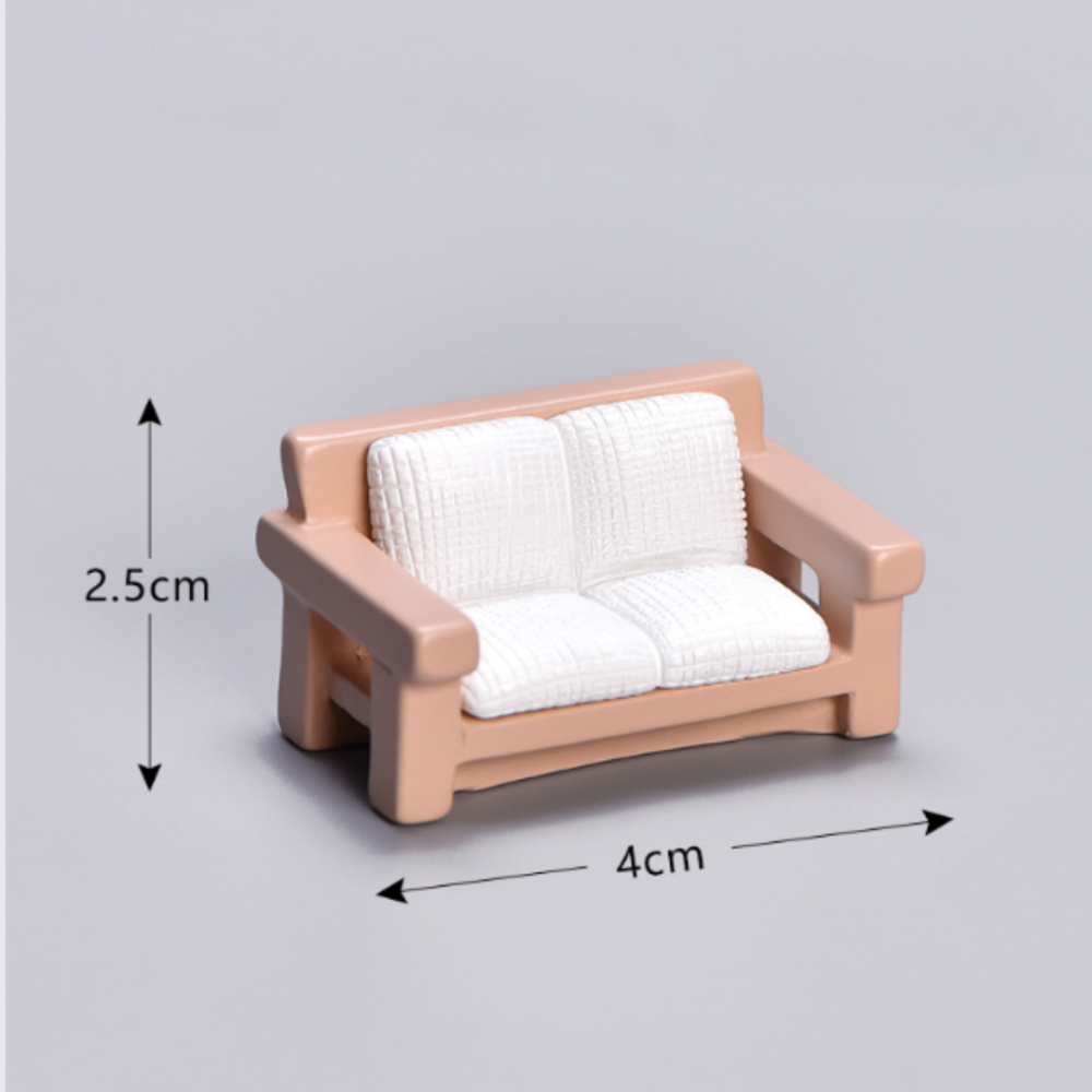 Набор миниатюрной мебели для моделирования, румбокса, букнука 7 шт Одесса - изображение 4