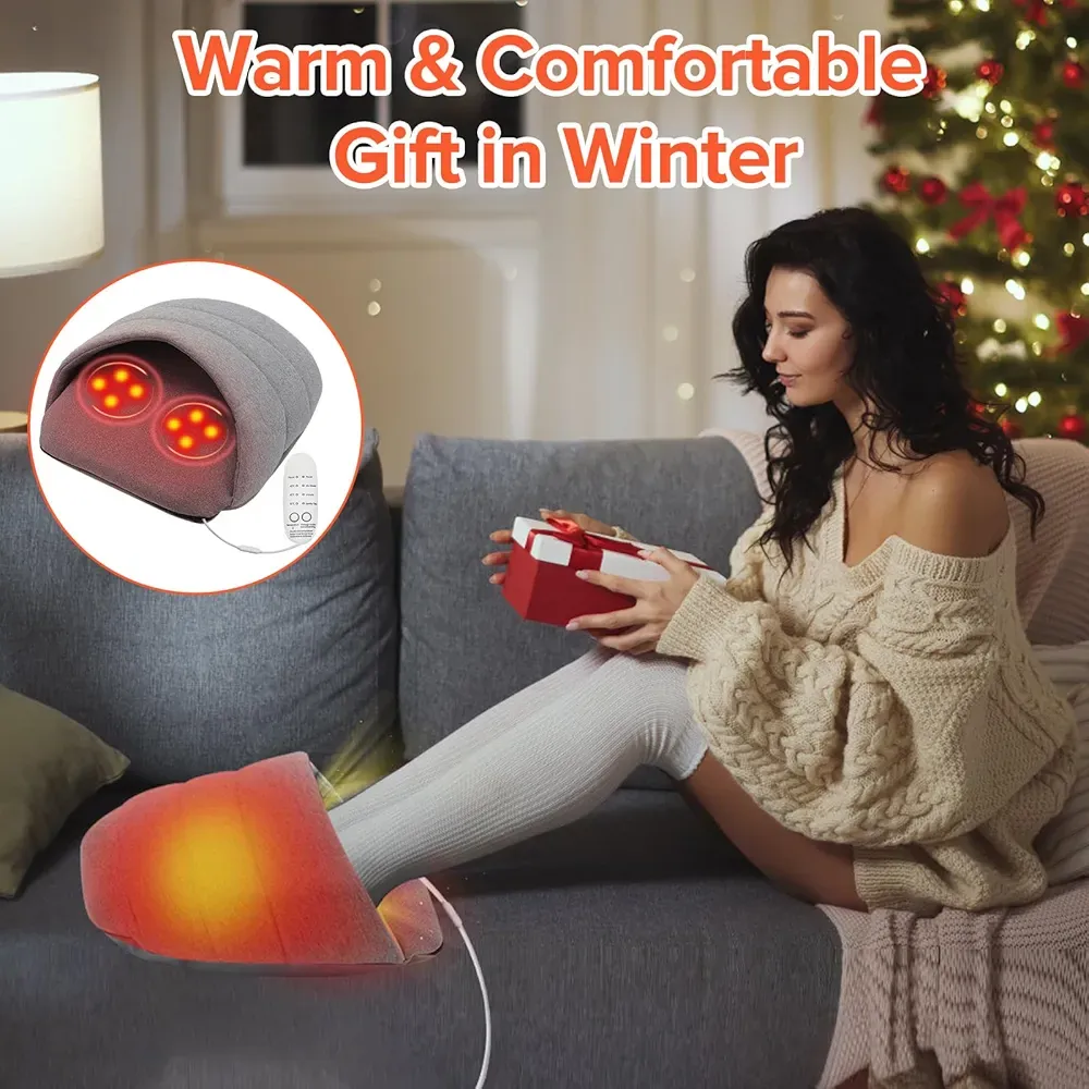 Електрична грілка для ніг 2 в 1 з функцією підігріву та масажу ніг Acemall Луцьк - фото 1