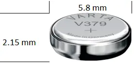 Батарейка часова VARTA V379 1.55V тип SR63 Київ