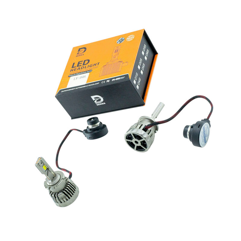 Автолампа D4 12V LY 6000K 10000L радіатор з вентилятором та обманкою LED Мукачево - фото 1