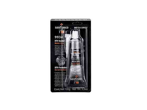 Силиконовый герметик серый RTV Silicone Grey 100г ТМ SENFINECO Киев