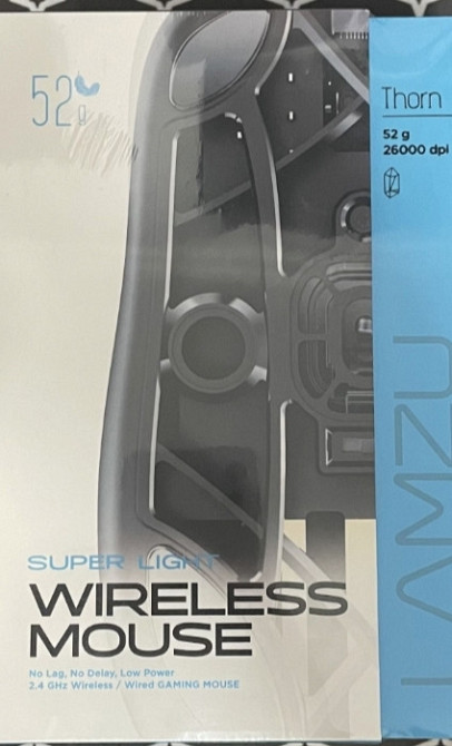 Игровая безпроводная Миша: Lamzu THORN 52g. Киев - изображение 1