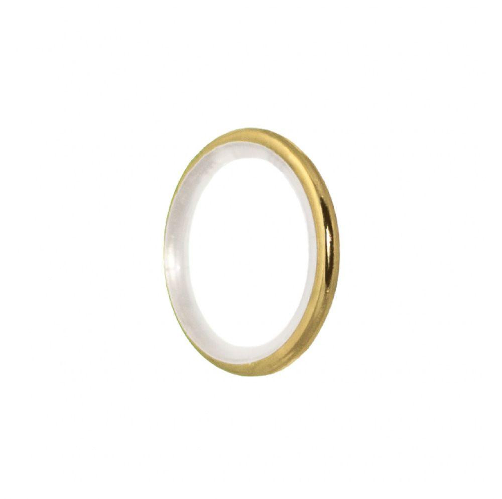 Кільце для карнизу Orvit 16 мм Тихохідне металеве (25 х 32) х 3,5 мм ЗОЛОТО (10шт.) Львов - изображение 1