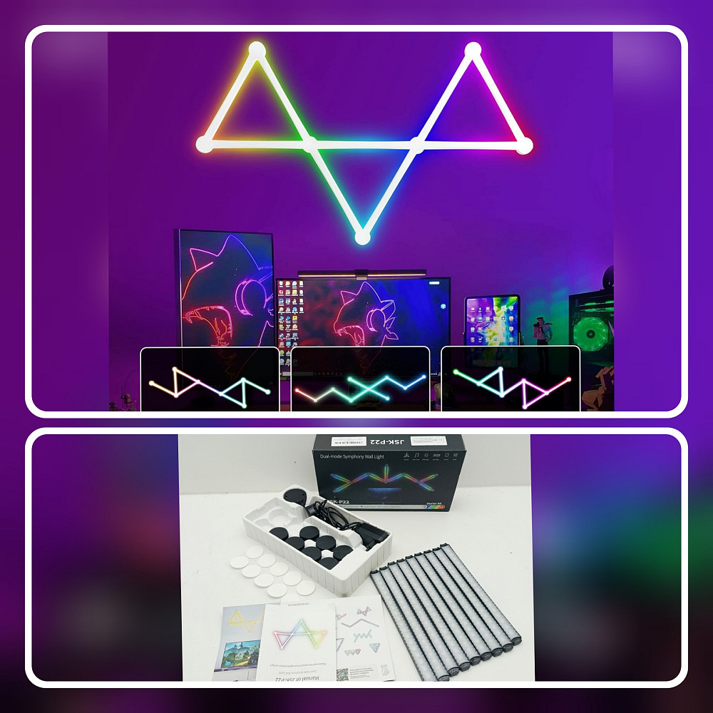 Набір розумних настінних світильників Maxinry JSK-P22 (Б клас) Луцк - изображение 1