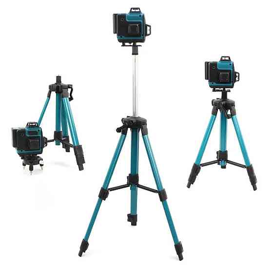 Акумуляторний лазерний рівень зі штативом на 16 ліній у кейсі,Синій SBR Київ