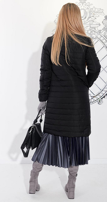 Комбіноване пальто куртка (44) Київ - фото 6