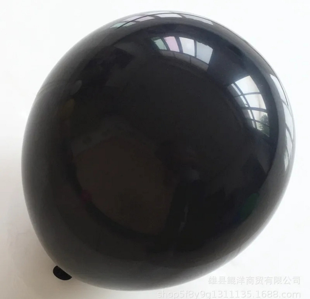 Шарики латексные черный пастель 12'' 30см Киев - изображение 3