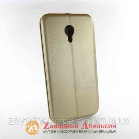 Чохол книжка Meizu M3 Note Aspor Case gold Одеса