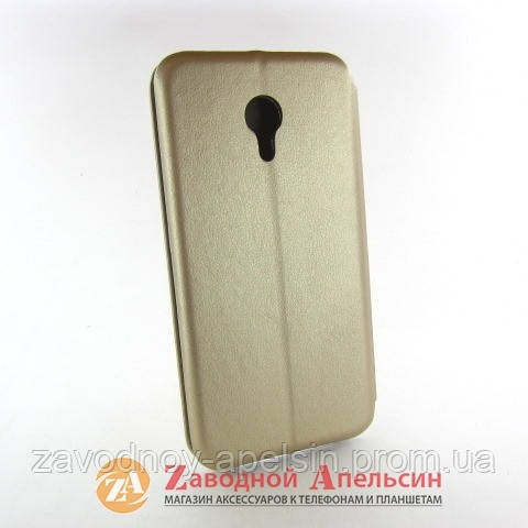 Чохол книжка Meizu M3 Note Aspor Case gold Одеса - фото 2