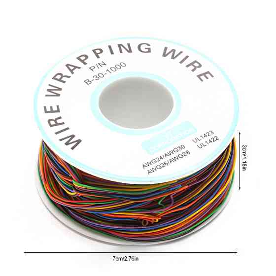 Монтажный провод 30AWG, 240м, 8 цветов для пайки Киев