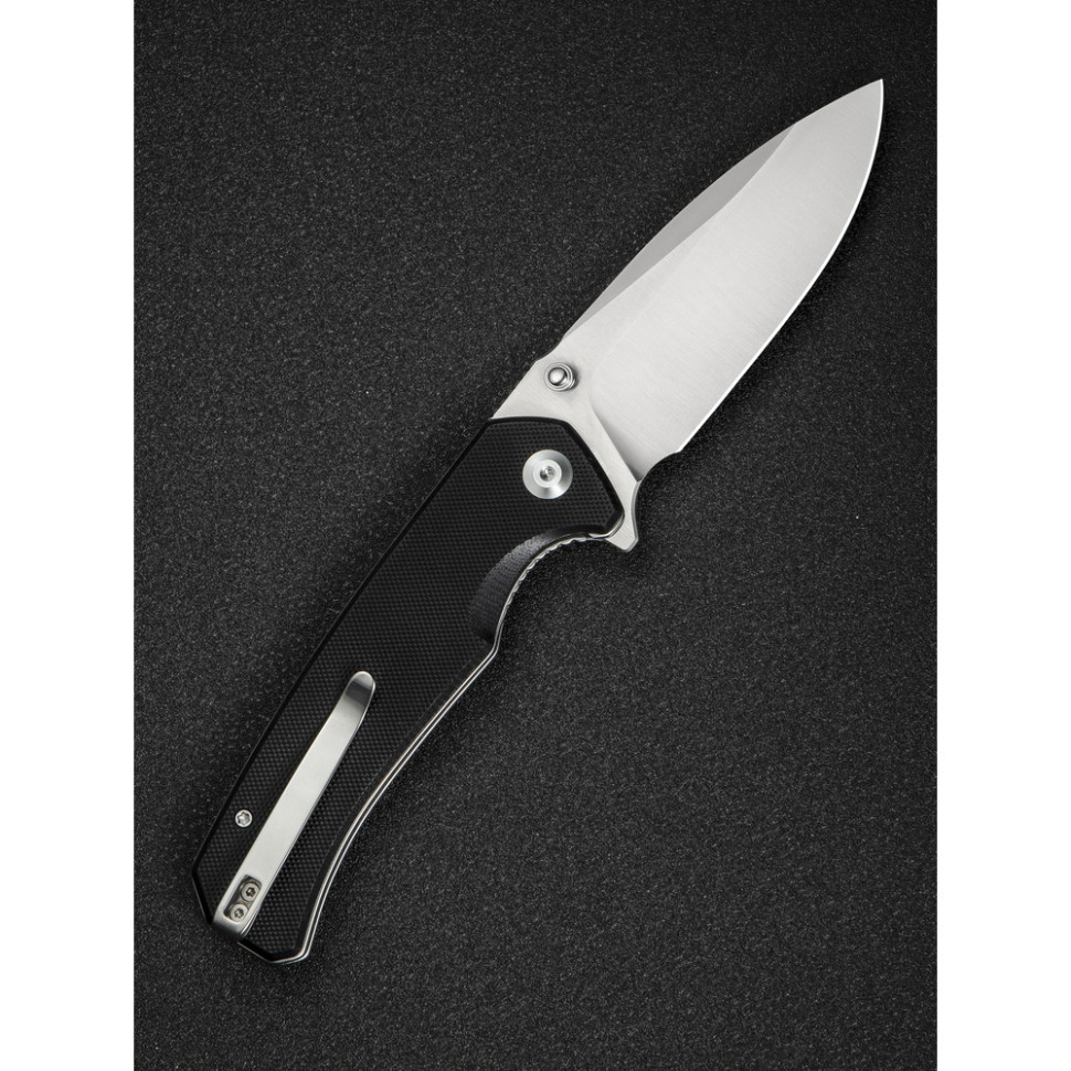 Ніж складаний туристичний Sencut Skarnax, (9.6 см) 9Cr18MoV / G10 чорний Київ - фото 9