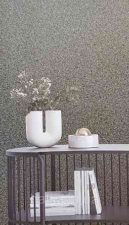 Шпалери вінілові на флізеліні AdaWall Roka 1.06х10 під камінь гранітна крихта структурні чорні сірі 23110-5 Київ