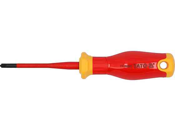 Викрутка з хрестовим шліцом діелектрична ізольована YATO: SL/PZ1х 80/178 мм, оголений шліц-17мм [12] Одеса