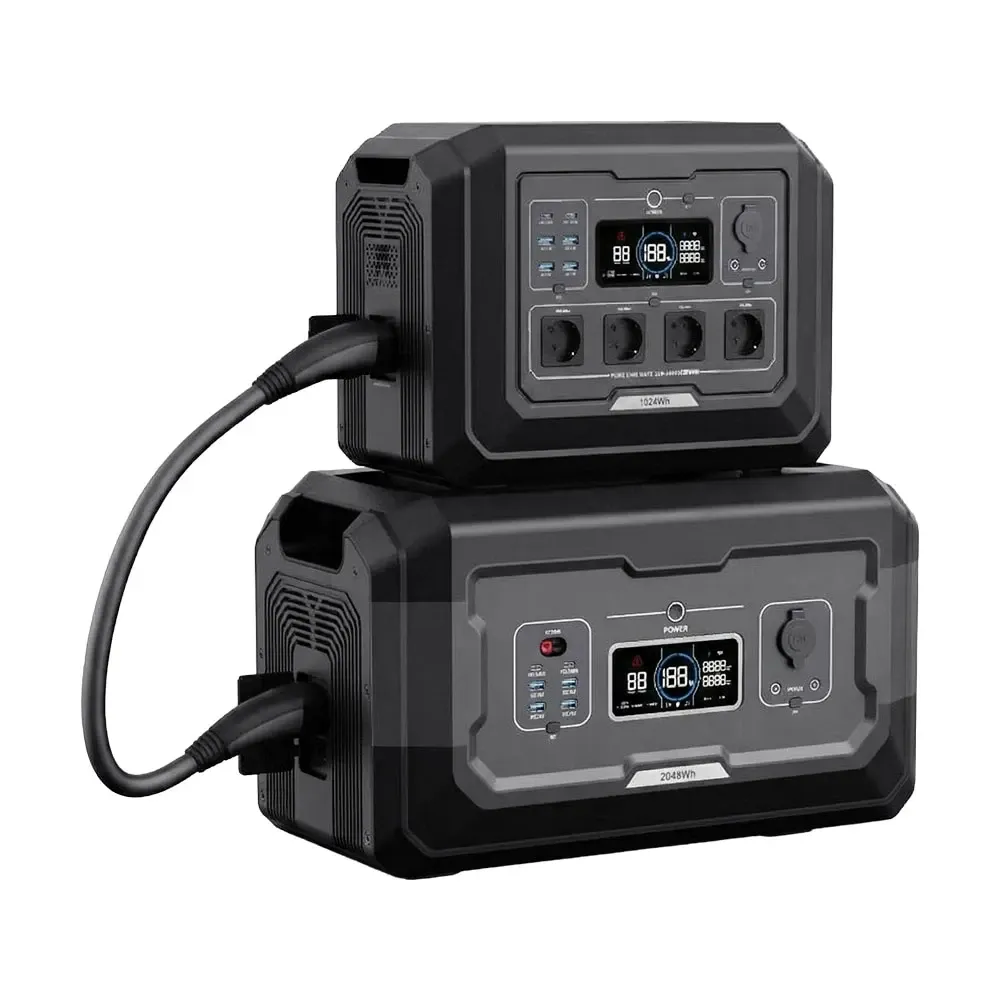 Комплект резервного живлення OUPES 3072Wh 2000W: зарядна станція OUPES S1 2000W 1024Wh LiFePO4 та додаткова батарея OUPES S2-BAT Киев - изображение 1