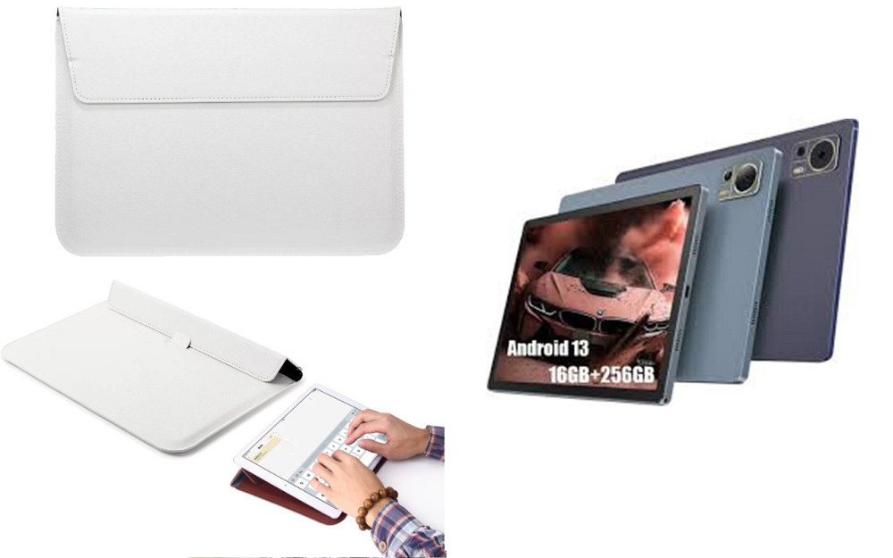 Чохол-конверт VitoCase для Ainuevo Tab S9, з функцією підставки для планшета Білий Київ - фото 1