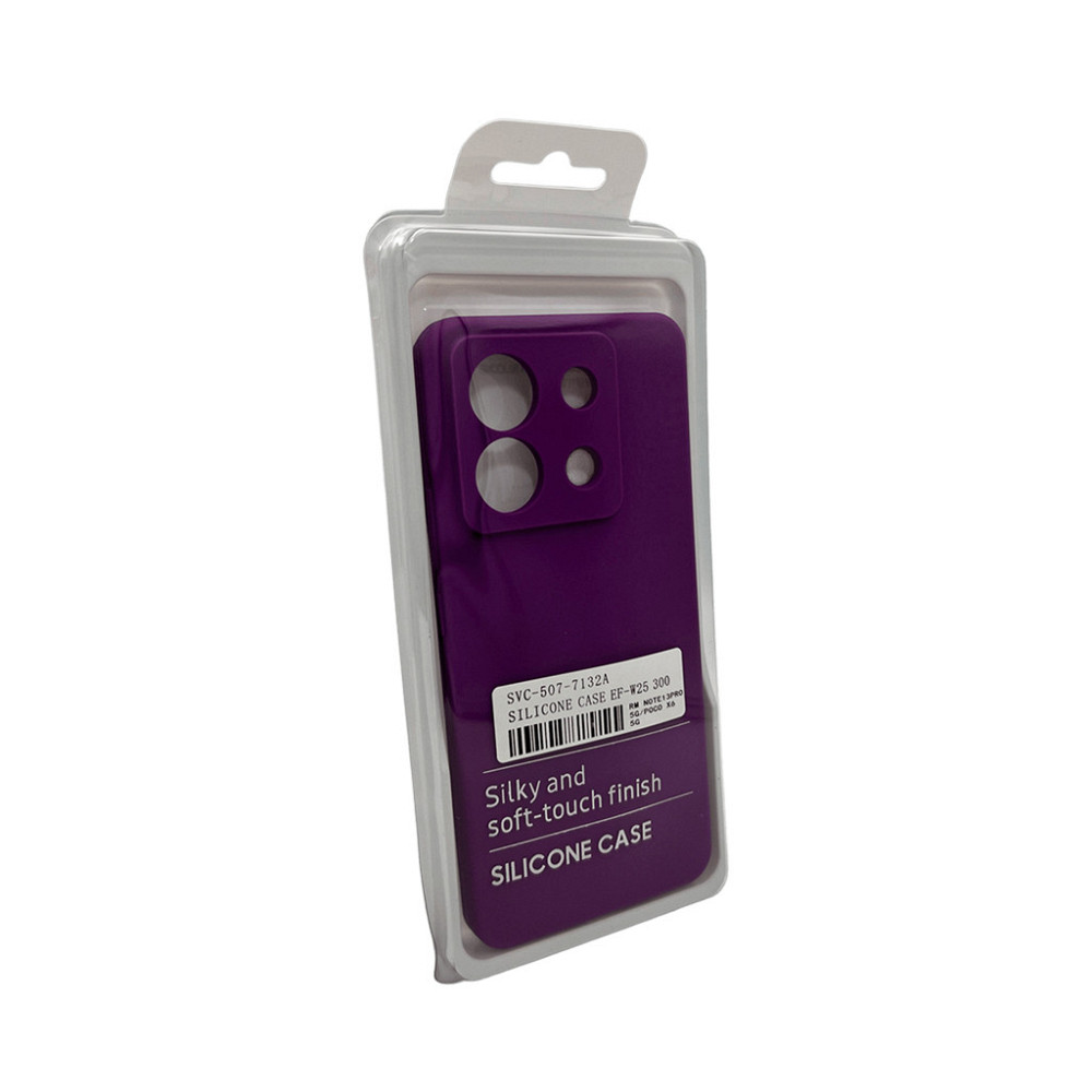 Чехол для Xiaomi Redmi Note 13 Pro/POCO X6 фиолетовый Киев - изображение 1