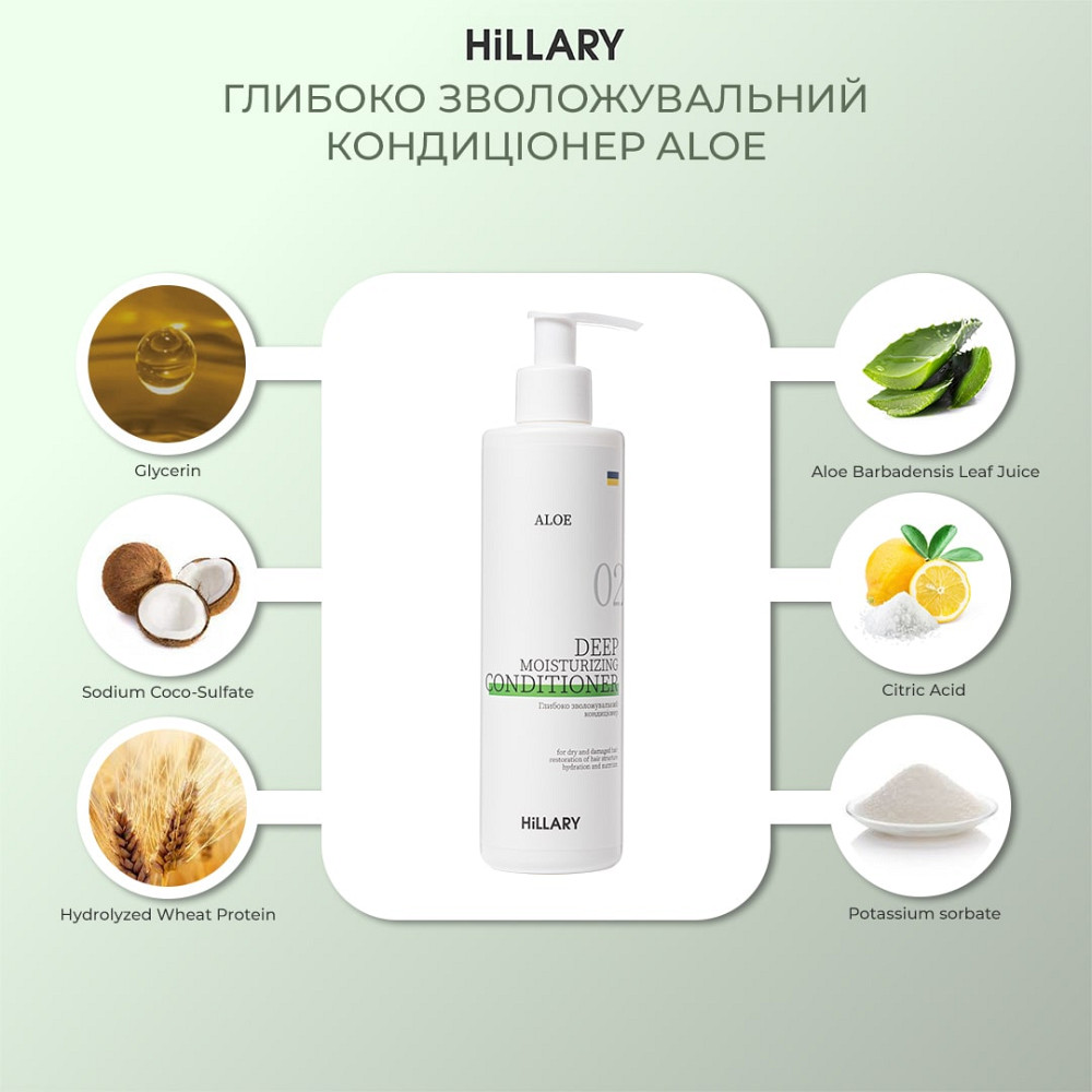 Набір комплексного догляду за сухим типом волосся Perfect Hair Aloe Hillary Київ - фото 17