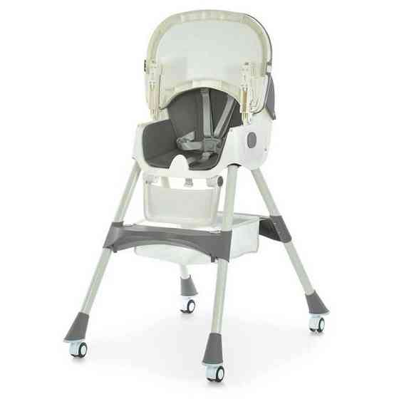 Стільчик для годування M 6302 Gray складний, 5-ти точкові ремені Вінниця
