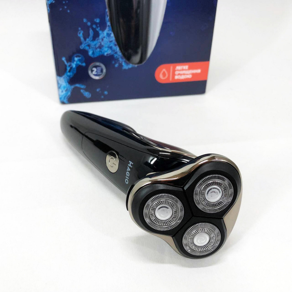 Компактная электробритва мужская MAGIO, Универсальный аккумуляторный триммер для бороды LQ-78 Львов - изображение 17