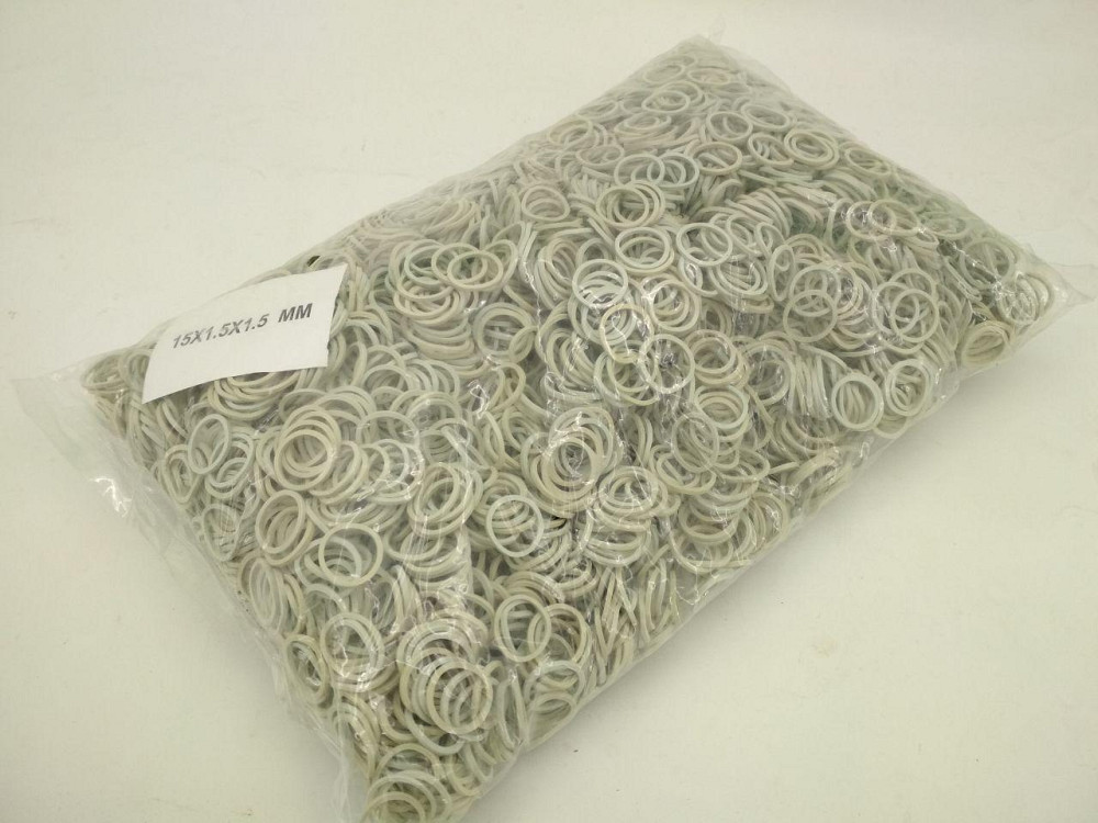 Гумки для грошей 15мм біла 1кг "Plast" Харків - фото 3